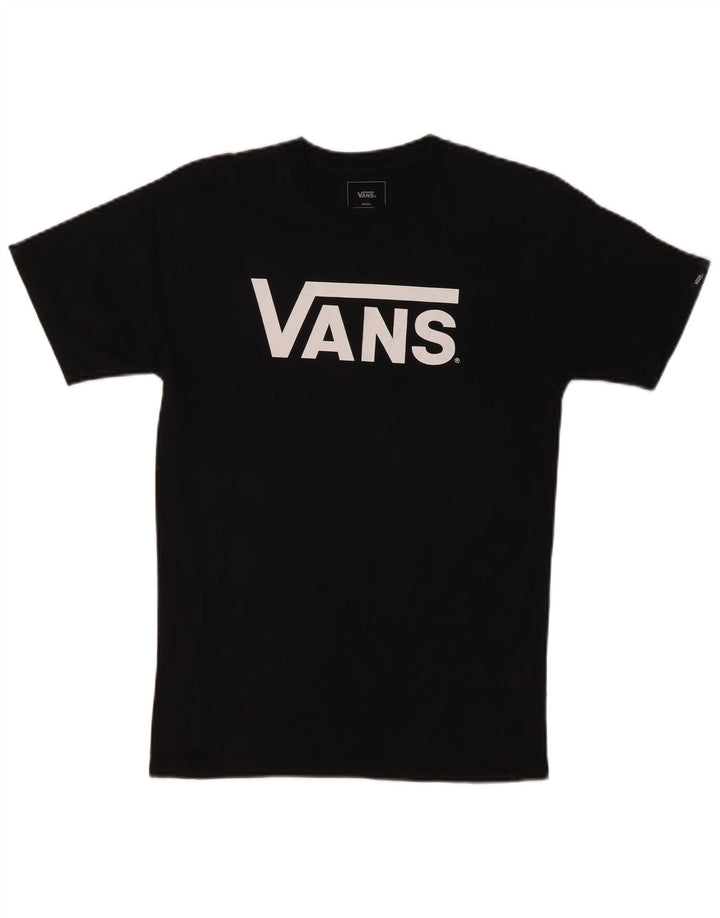 Vans Herre Classic Fit Grafisk T-Shirt Top Lille Sort
