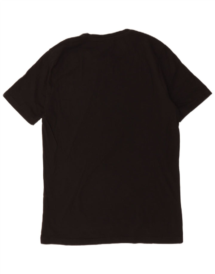 Puma Herre Grafisk T-Shirt Top Medium Sort Bomuld