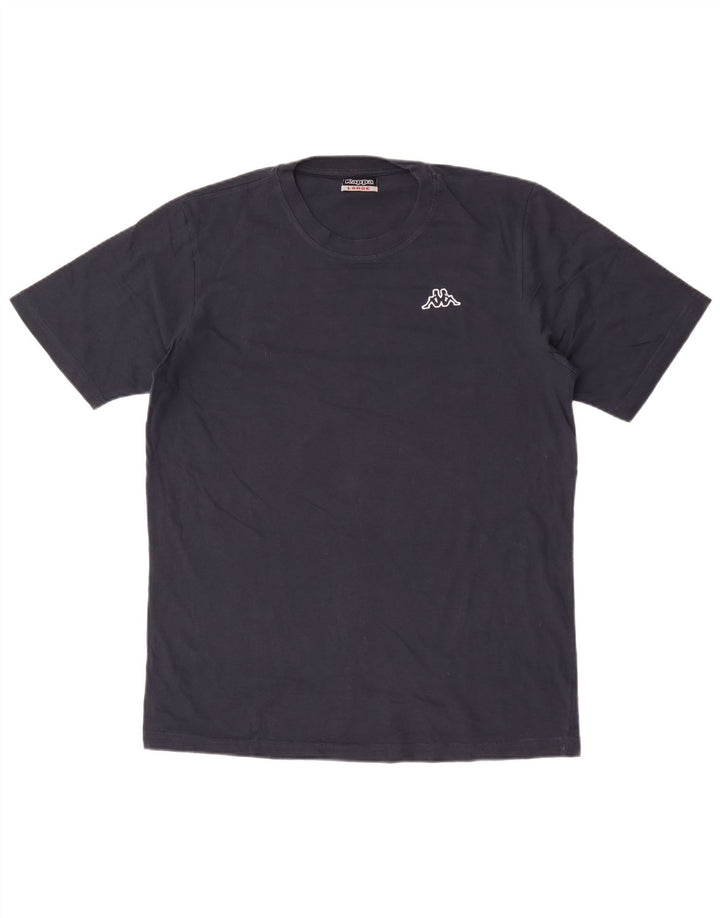 Kappa Herre T-Shirt Top Stor Marineblå Bomuld