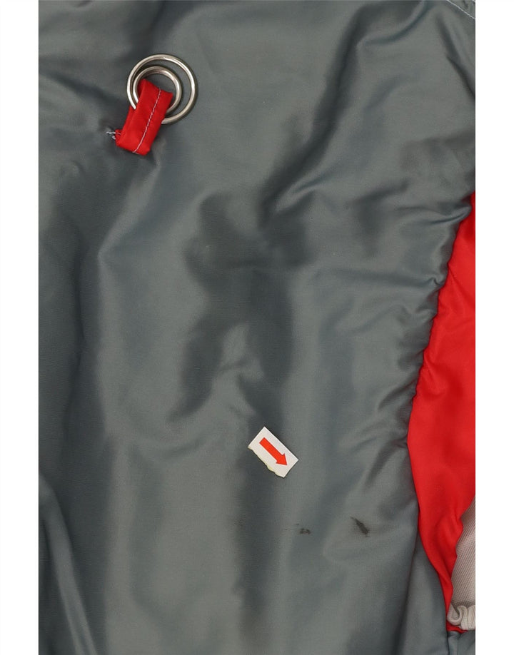 JACK DANIELS Dame Gilet UK 16 Large Grey Colourblock