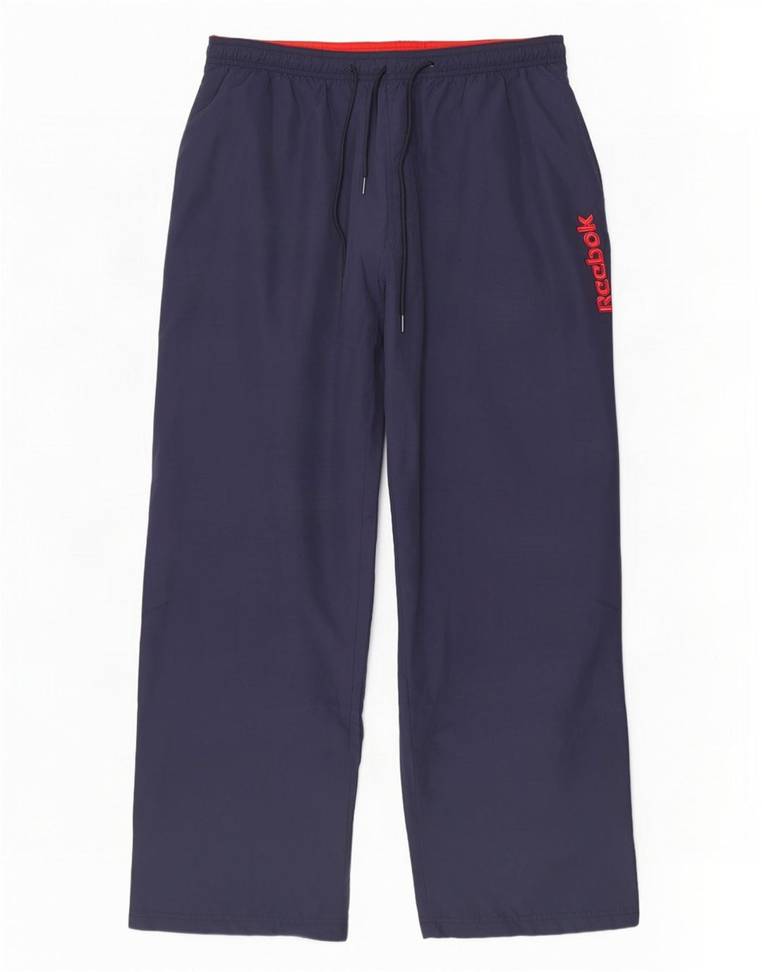 Reebok Herre grafiske træningsdragt Bukser Large Navy Blue Colourblock