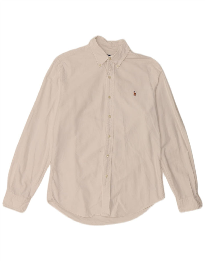 Ralph Lauren Herre Slim Fit skjorte Medium hvid bomuld