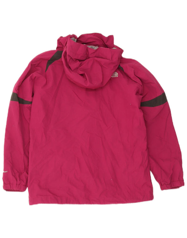 The North Face Regnjakke med hætte til piger 15-16 år XL Pink Colourblock