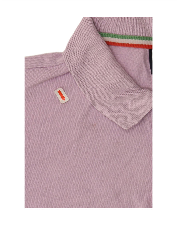 FILA Mens Polo Shirt Medium Purple Vintage Fila and Second-Hand Fila from Messina Hembry 