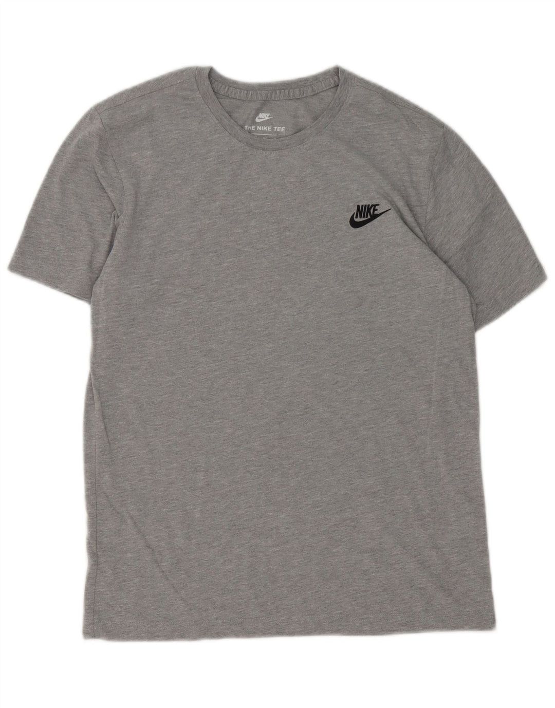 Nike T-shirt med atletisk snit til mænd, mellemgrå bomuld
