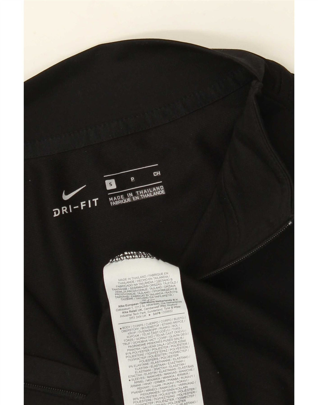 Nike Herre Dri Fit Grafisk Pullover Træningsdragt Top Lille sort nålestribe