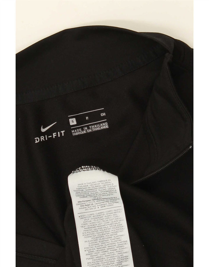 Nike Herre Dri Fit Grafisk Pullover Træningsdragt Top Lille sort nålestribe