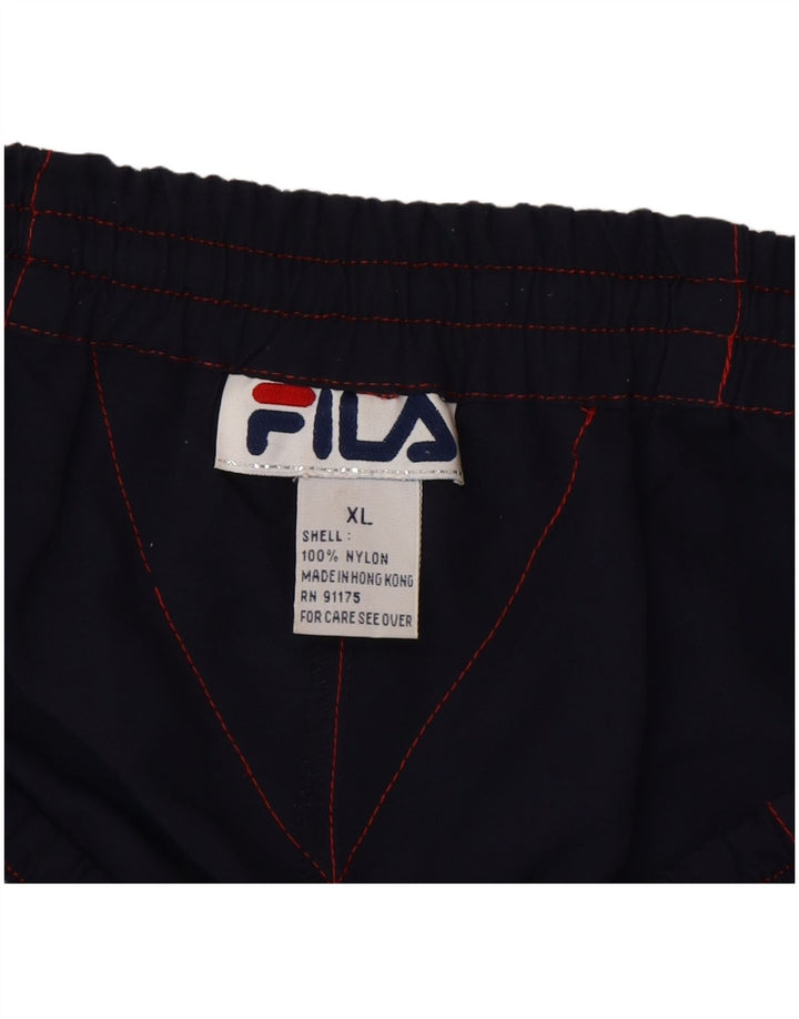 Fila Herre Sportshorts XL Marineblå Nylon