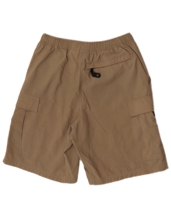 Nike Herre Cargo Shorts UK 36/38 Small W29 Beige Polyester