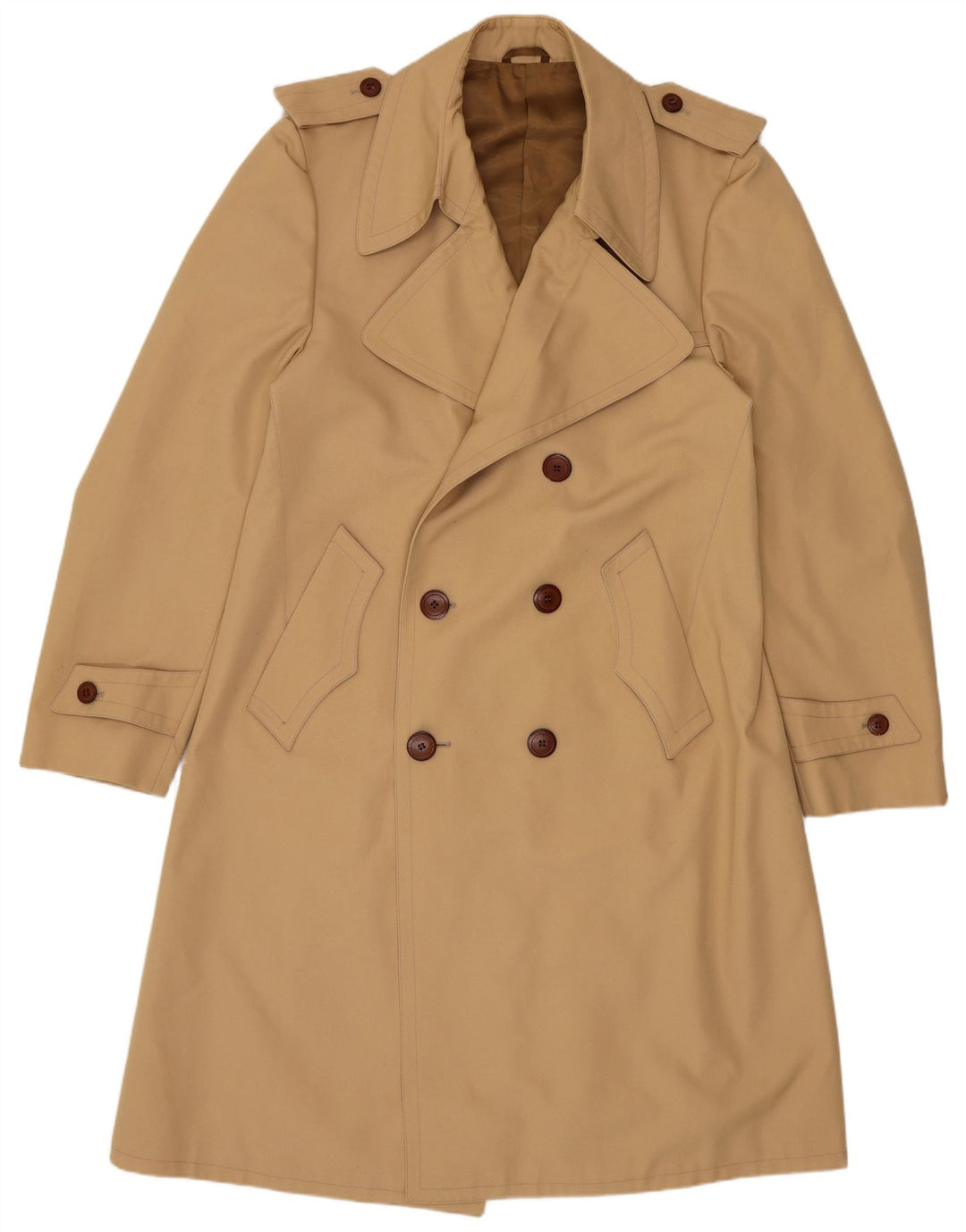 Vintage Trench Coat til mænd UK 38 Medium Beige