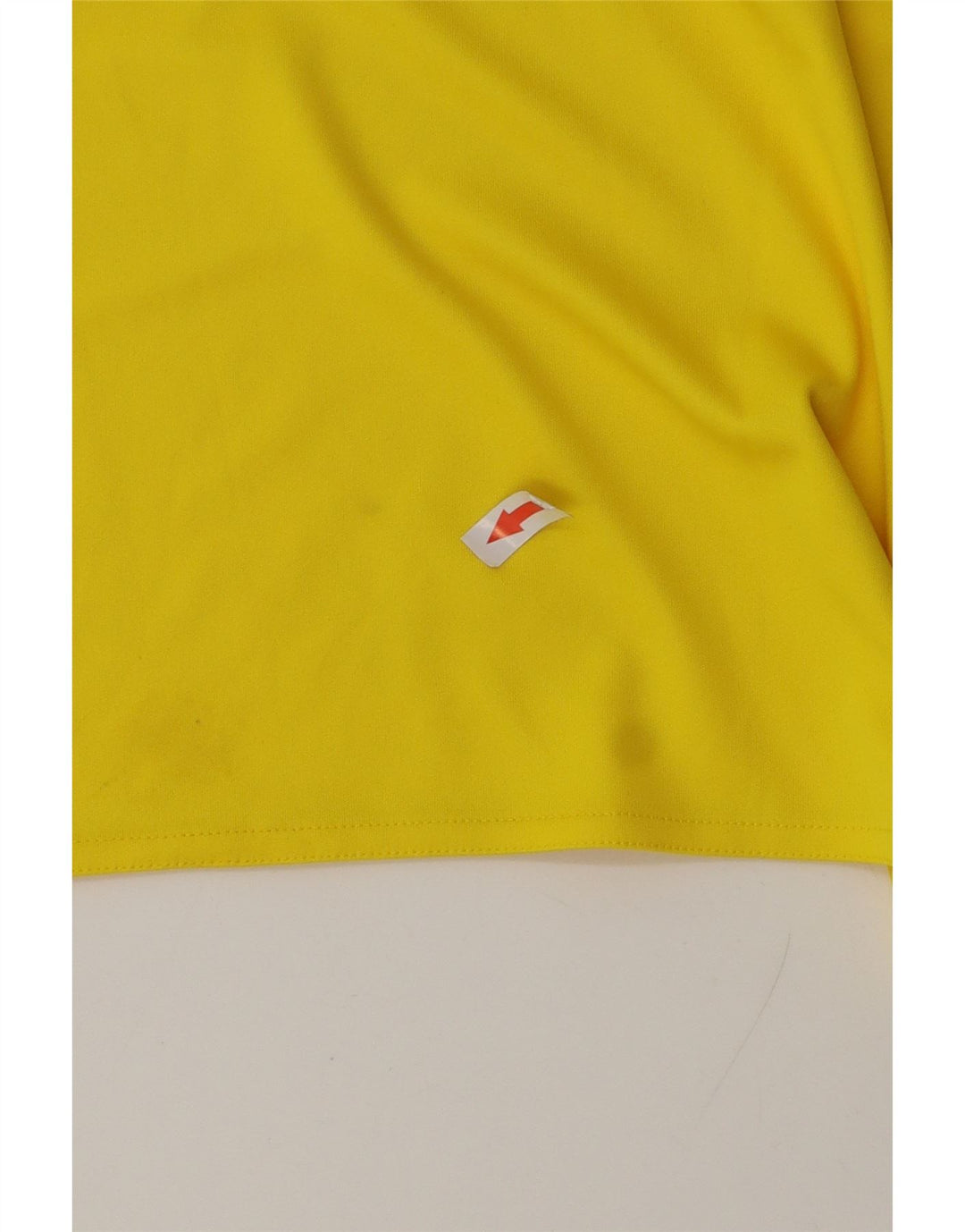 Adidas Herre Climalite Grafisk T-Shirt Top Medium Gul Polyester