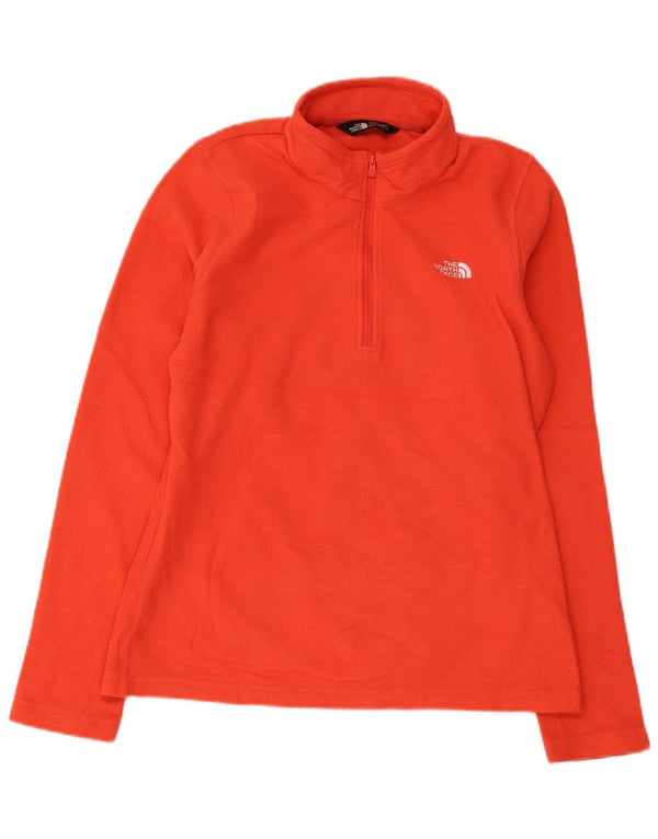 The North Face Fleece Jumper med lynlås til kvinder UK 12 Medium Orange Sports