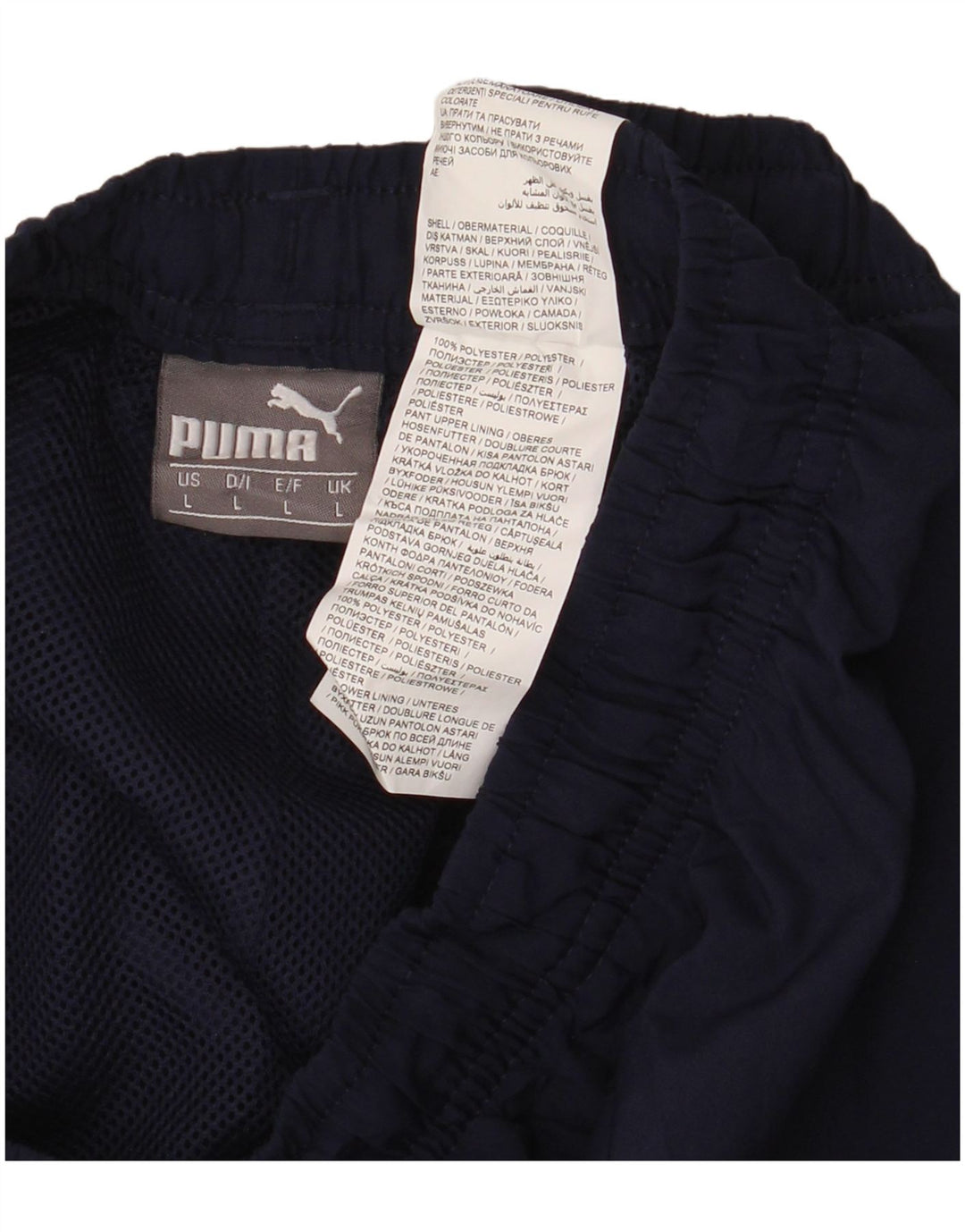 PUMA Træningsdragt bukser til mænd store marineblå polyester