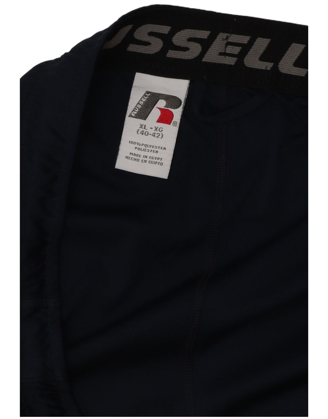 RUSSELL ATHLETIC Herre sportsshorts XL marineblå polyester