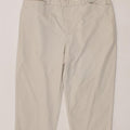 DOCKERS Womens Khakis Slim Capri Trousers W40 L22  Off White Cotton Vintage Dockers and Second-Hand Dockers from Messina Hembry 