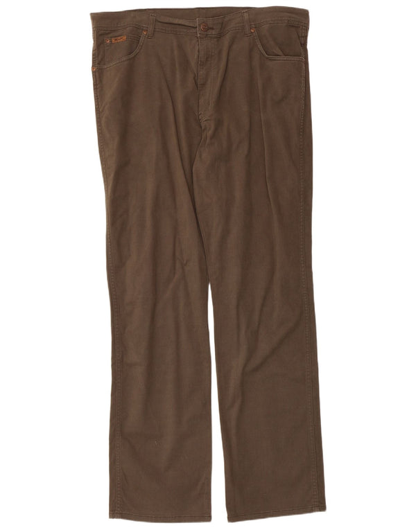 Wrangler Straight Casual Bukser til mænd W40 L33 Beige sildeben