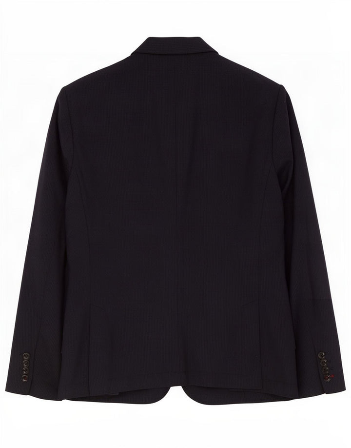 Zara Herre 2-knaps blazerjakke EU 56 XL Navyblå polyester