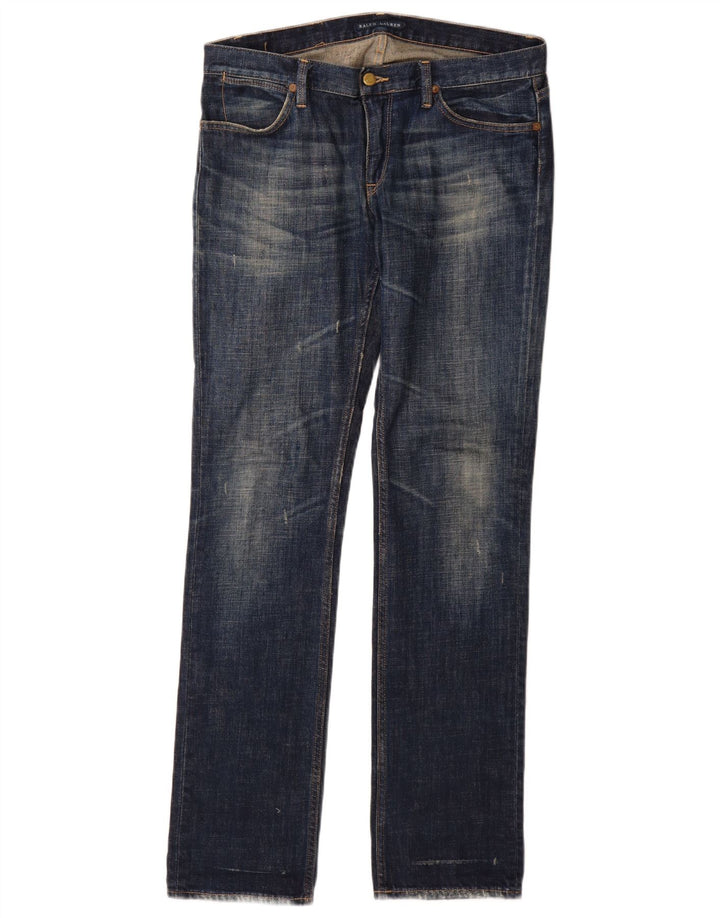 Ralph Lauren Dame Slim Jeans W30 L34 Marineblå
