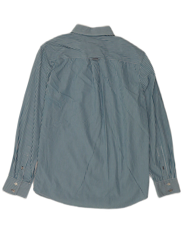 Crew Clothing Herre Classic Fit skjorte Medium Blue Pinstripe Bomuld