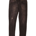 Carrera Mens Distressed Slim Jeans W31 L32 Grå Bomuld