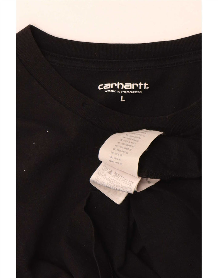 Carhartt Herre T-Shirt Top Stor Sort Bomuld