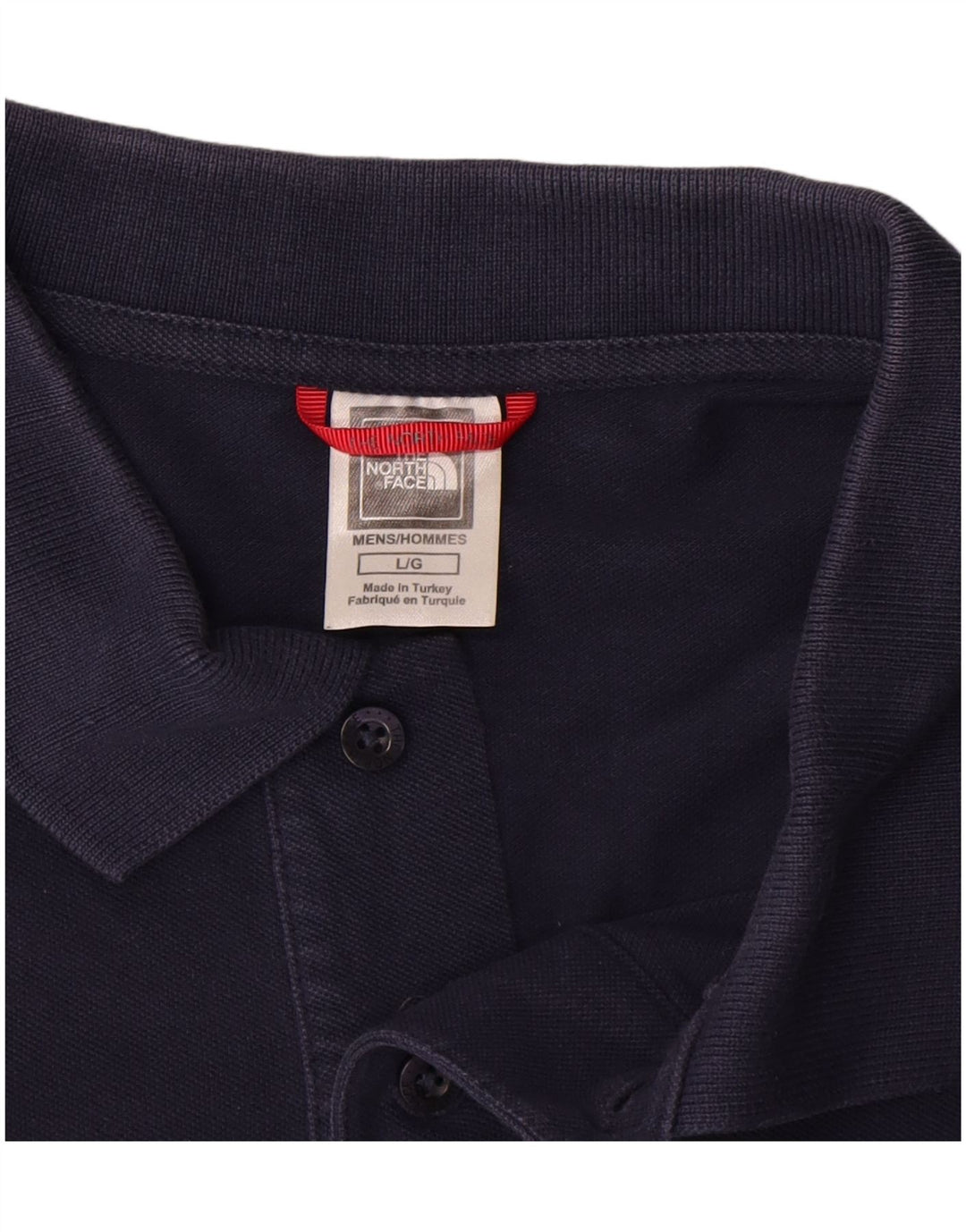 The North Face Herre poloshirt Stor marineblå bomuld