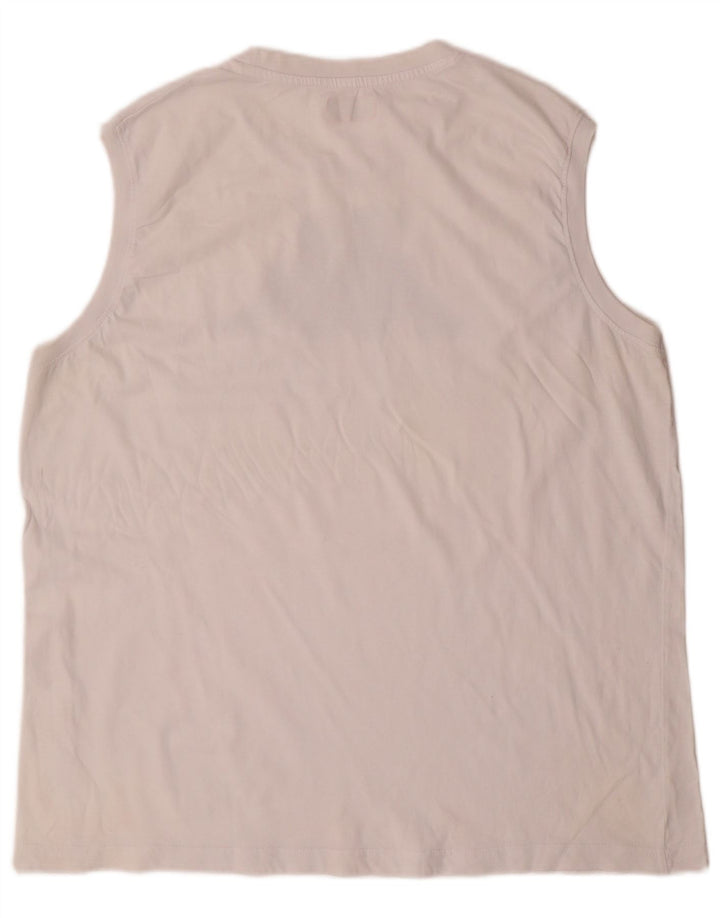 KAPPA Herre Grafisk Vest Top 3XL Hvid
