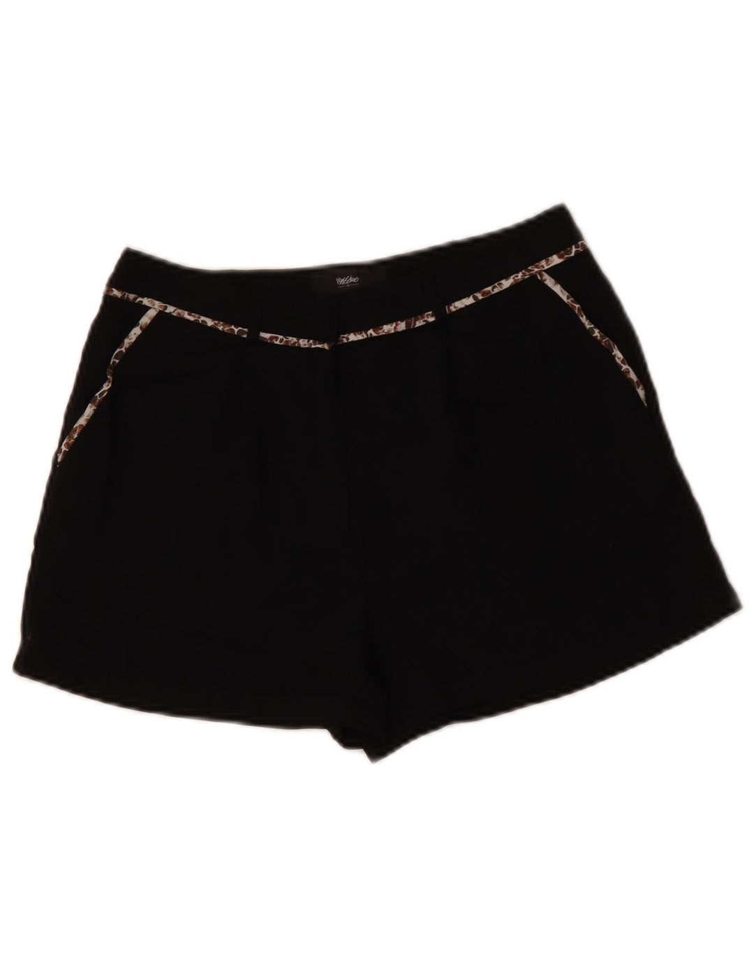 MOSSIMO Chino Shorts til kvinder US 2 XS W28 Sort polyester