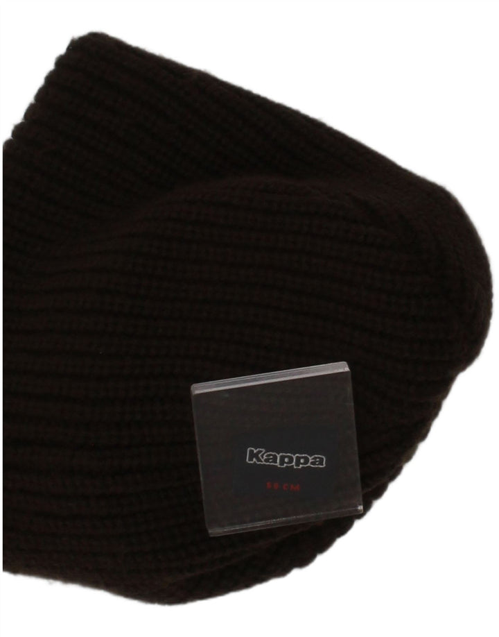 Kappa Herre Strik Beanie Hat Stor Sort Akryl