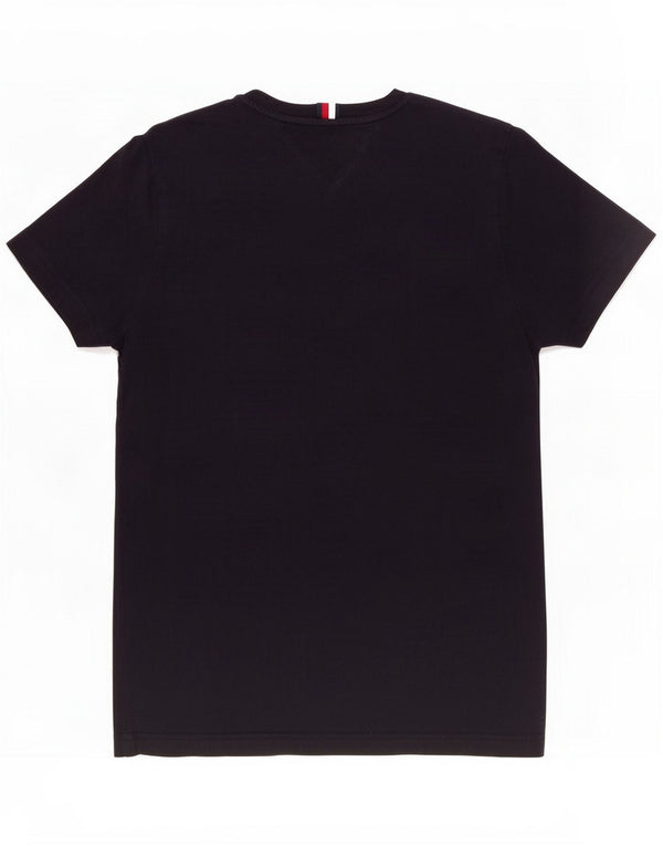 Tommy Hilfiger Herre grafisk T-shirt Top Medium Navyblå Bomuld