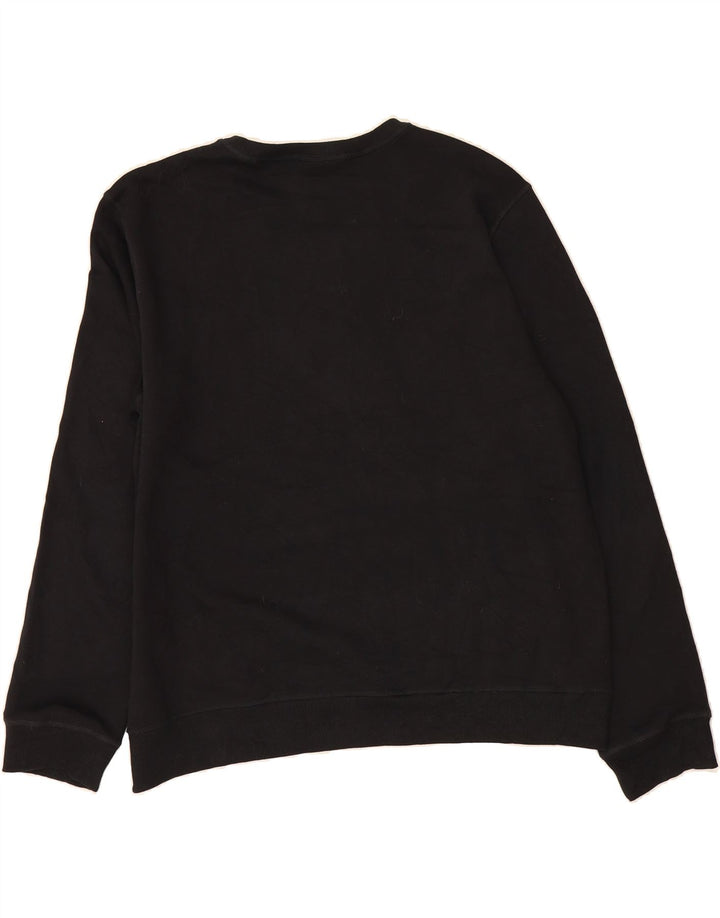 EDDIE BAUER Mens Sweatshirt Jumper 2XL Black Cotton Vintage Eddie Bauer and Second-Hand Eddie Bauer from Messina Hembry 