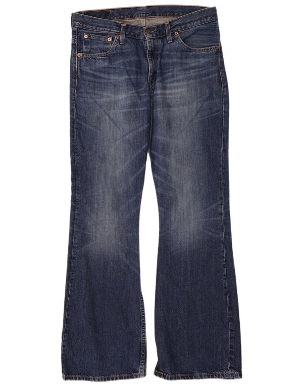 Levi's Mens 516 Bootcut Jeans W34 L33 Blue Cotton