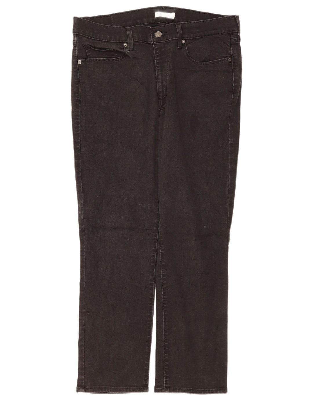 Levi's Dame Klassiske Straight Jeans US 14 XL W32 L28 Sort