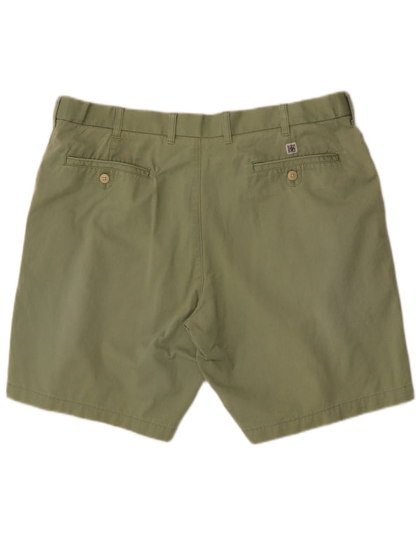Marks & Spencer Herre Chino Shorts W40 XL Grøn Bomuld