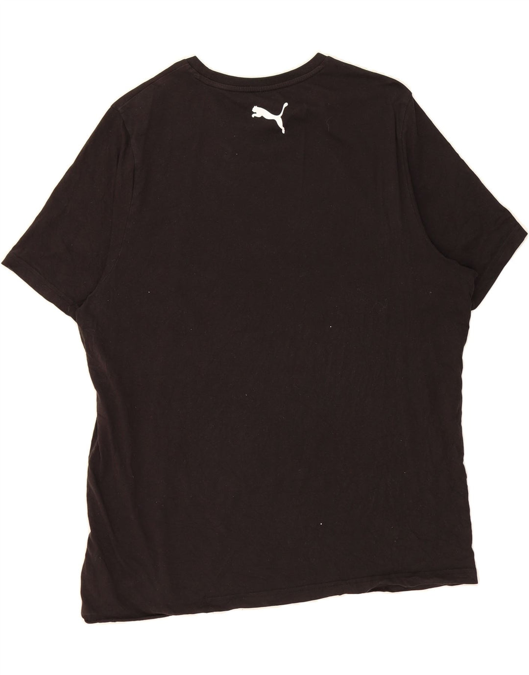 PUMA Mens T-Shirt Top 2XL Black Cotton Vintage Puma and Second-Hand Puma from Messina Hembry 
