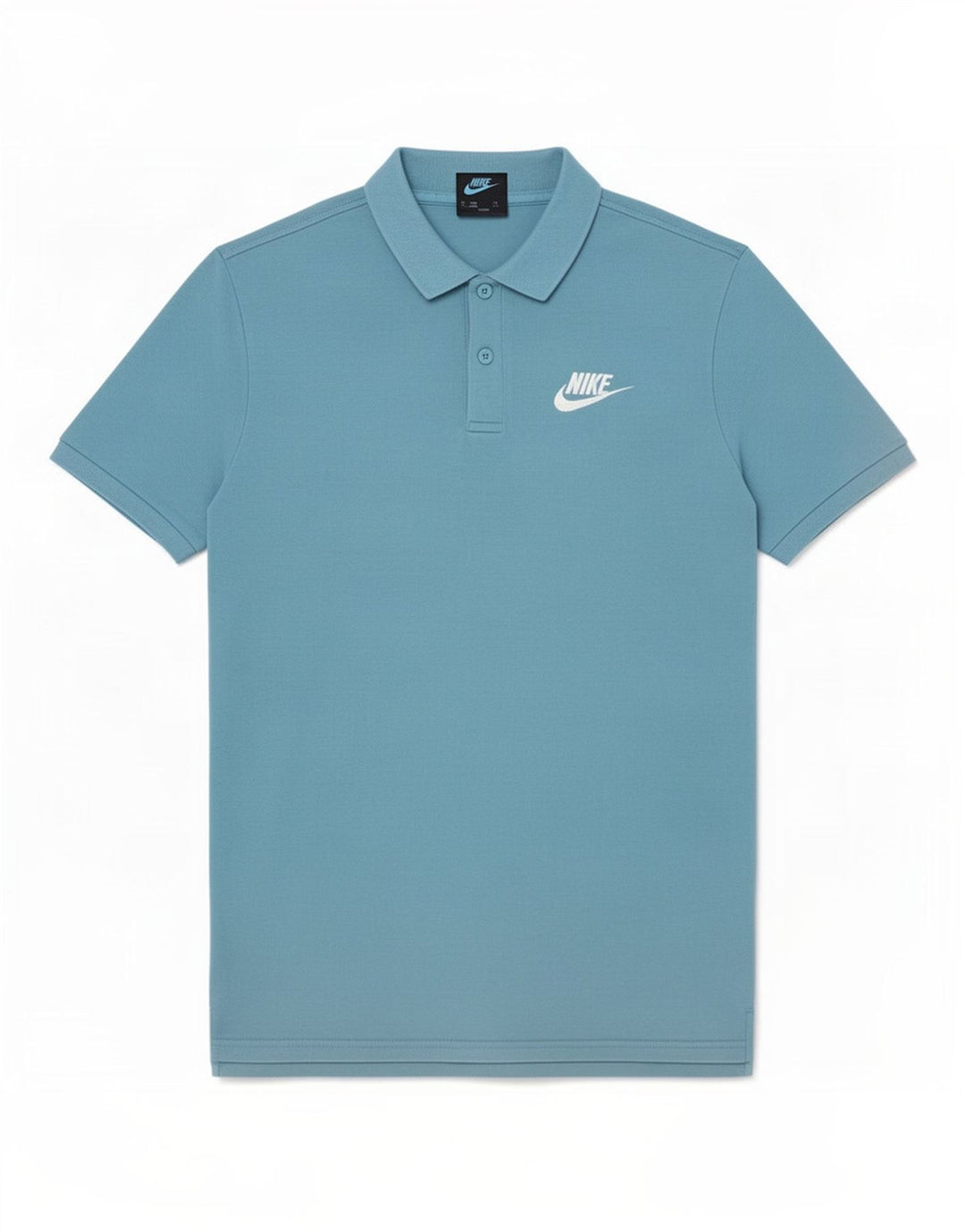 Nike Poloskjorte til mænd, stor blå bomuld