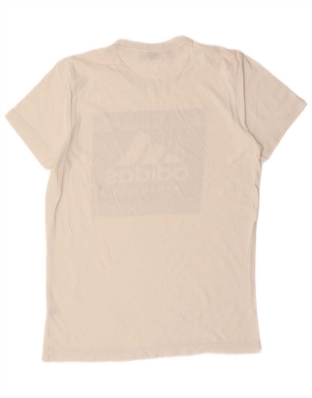 Adidas Grafisk T-shirt top til mænd, lille hvid bomuld