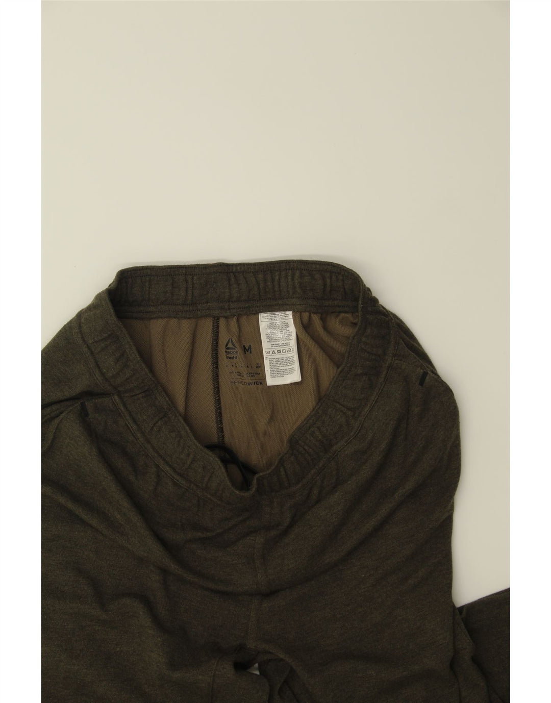 REEBOK Mens Tracksuit Trousers Medium Khaki Polyester Vintage Reebok and Second-Hand Reebok from Messina Hembry 