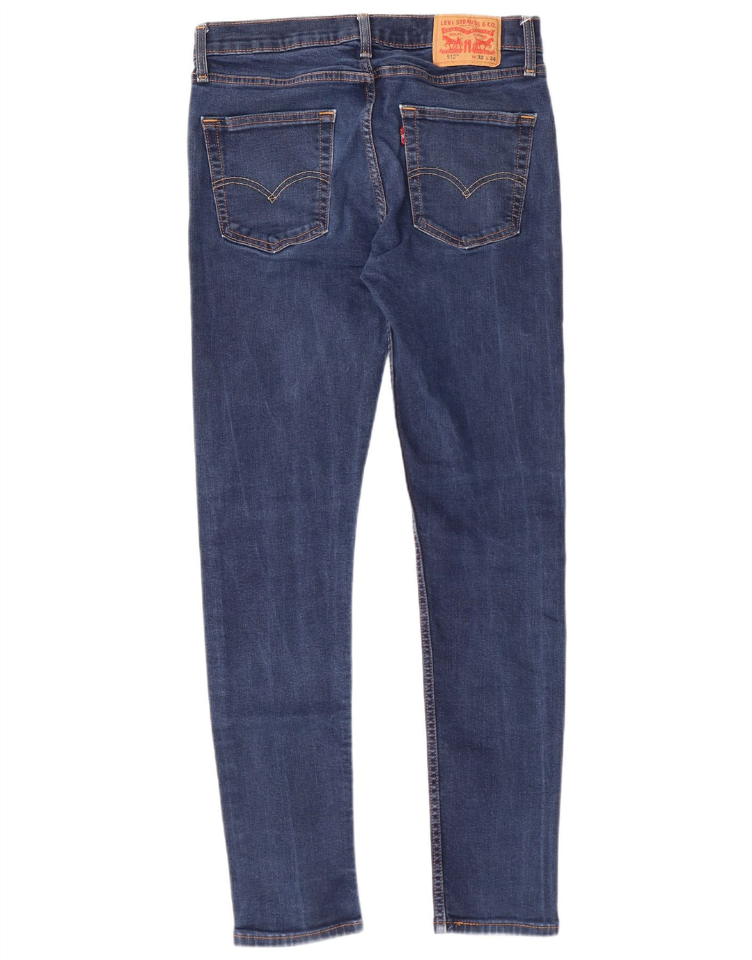 Levi's Herre 512 Slim Tapered Jeans W32 L31 Blå Bomuld