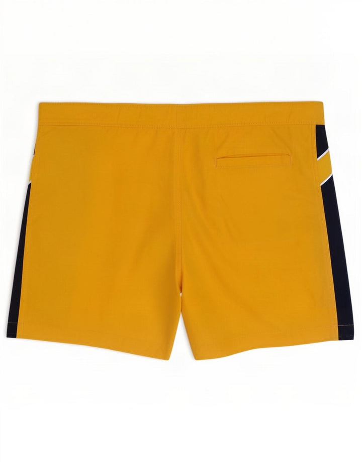 Champion Herre grafiske svømmeshorts Medium Gul Colourblock Polyester