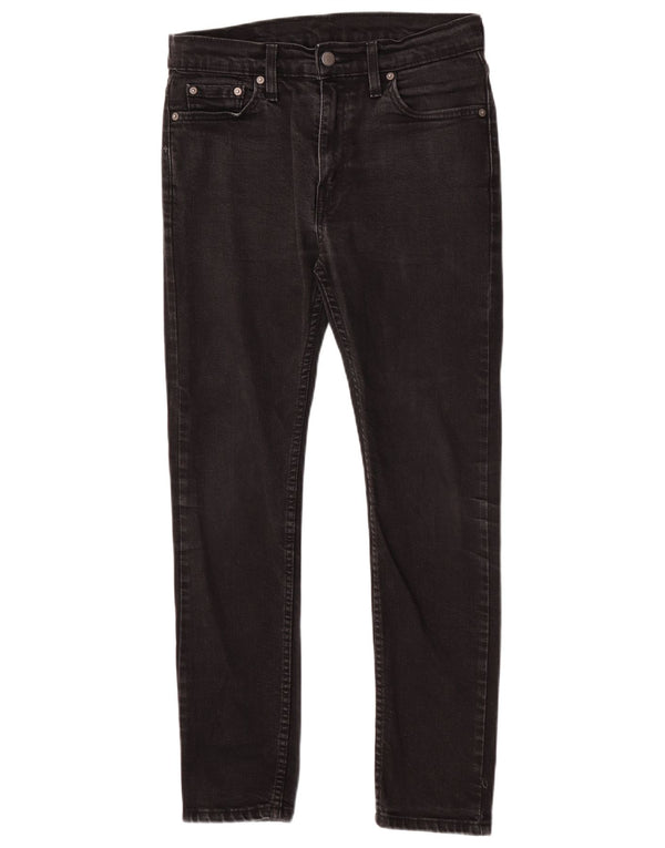 Levi's Herre 510 Skinny Jeans W30 L30 Sort Bomuld