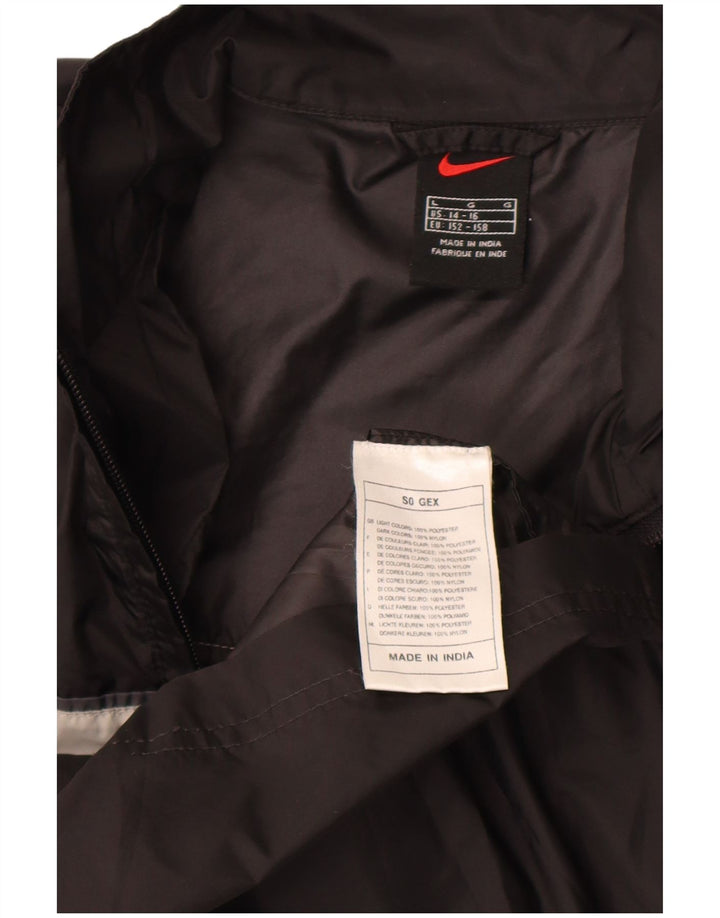 Nike drenge regnjakke 14-15 år Large Black Colourblock Polyester