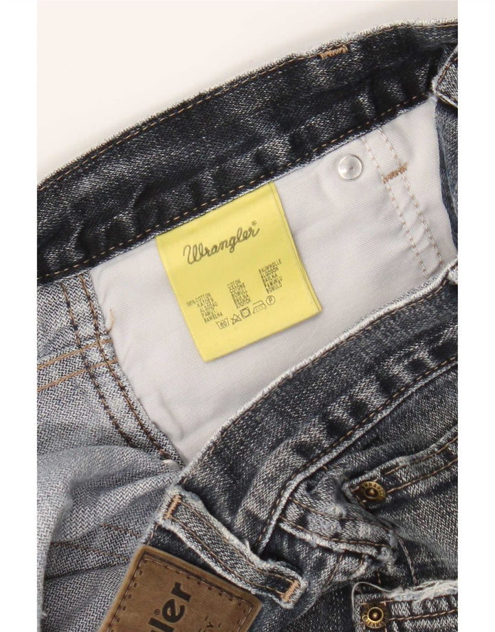 Wrangler Herre Bootcut Jeans W32 L27 Blå Bomuld