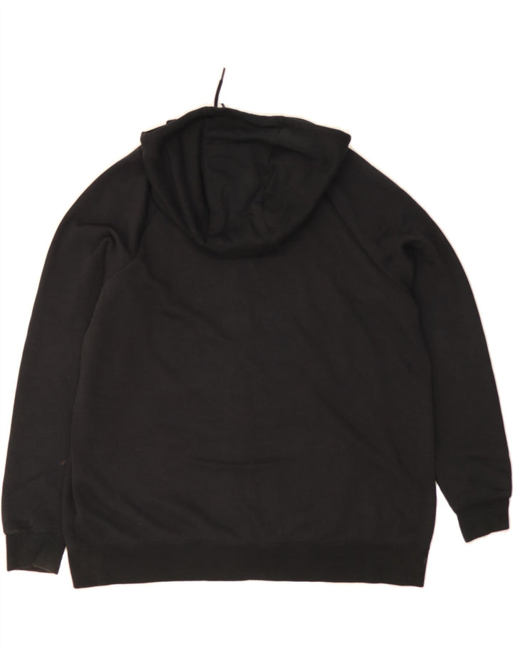 NIKE Womens Oversized Zip Hoodie Sweater UK 18 XL Black Vintage Nike and Second-Hand Nike from Messina Hembry 