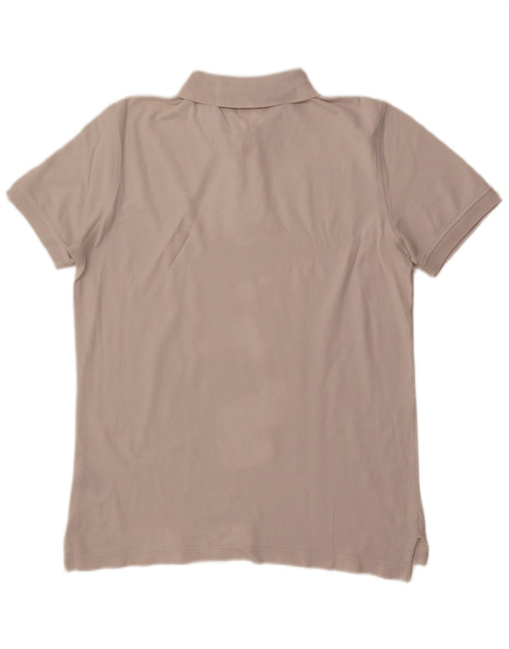 TOMMY HILFIGER Herre Regular Fit poloshirt Stor hvid bomuld