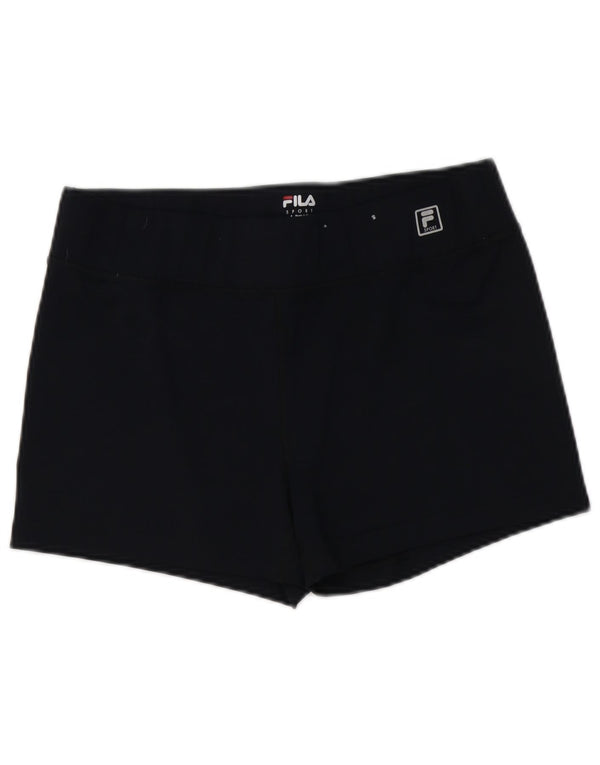 FILA Sportsshorts til kvinder UK 14 Large Navy Blue Polyester