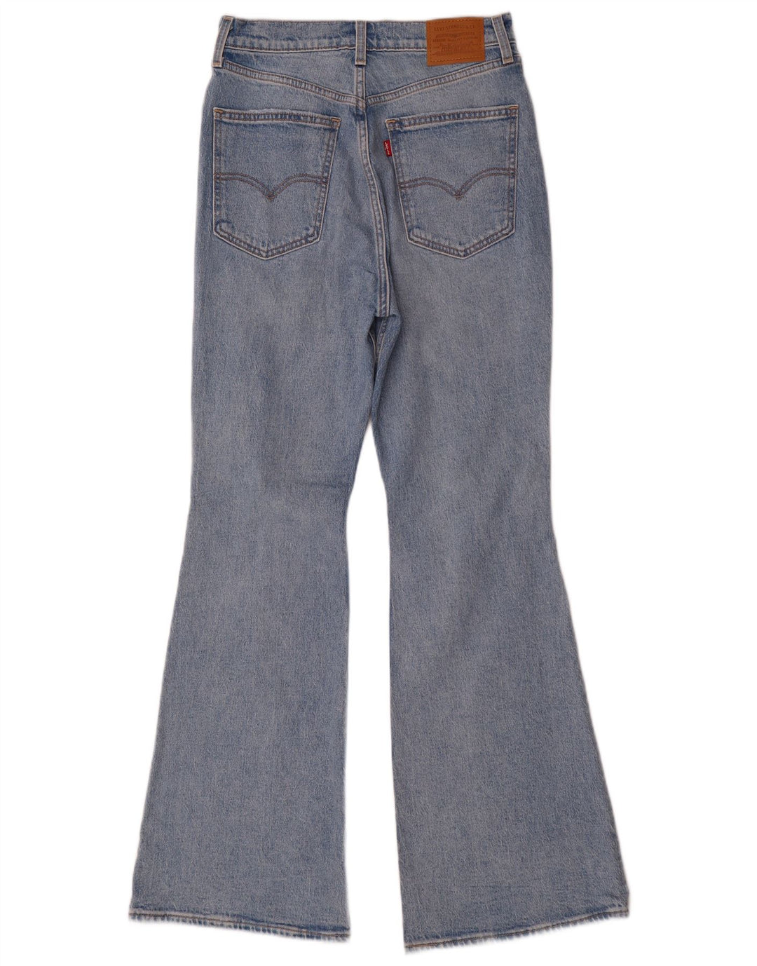Levi's Kvinder Distressed High Rise Flared Jeans W29 L32 Blå Bomuld