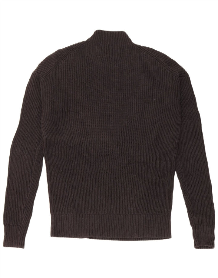 Calvin Klein Jeans Herre Turtle Neck Jumper Sweater Large Sort