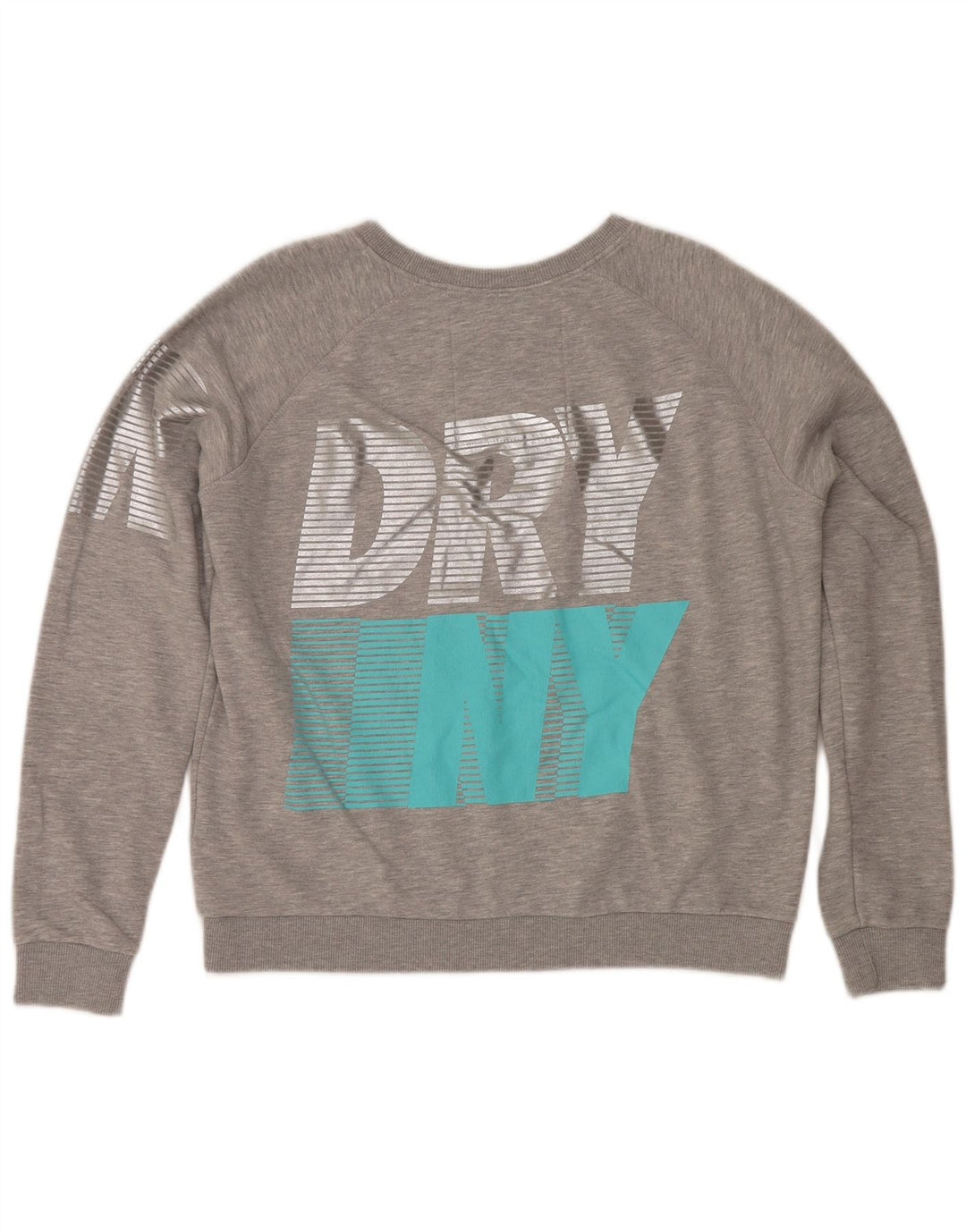 Superdry Graphic Sweatshirt Jumper UK 16 Large Grå Flecked