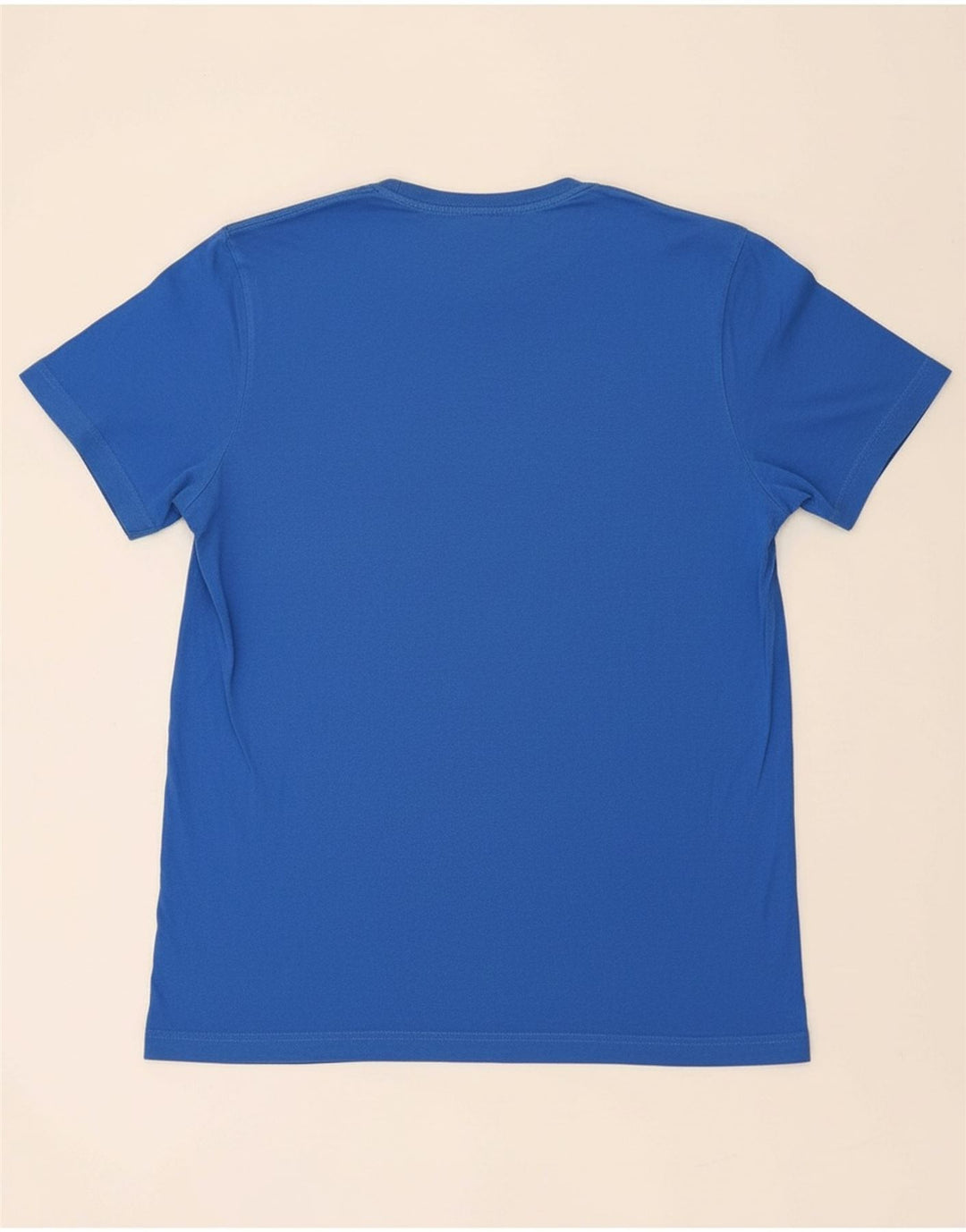 ADIDAS Mens Graphic T-Shirt Top Small Blue Cotton